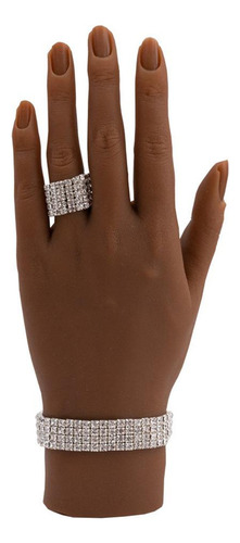 Mano De Práctica De Uñas Para Uñas Acrílicas La E Se Fue