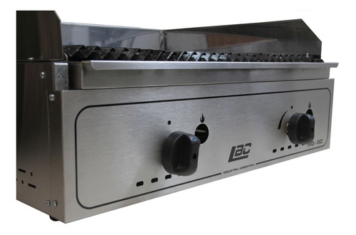 Imagen 3 de 7 de Parrilla A Gas Enlozada Lbc 60 X 50 Cm Gabinete De Acero