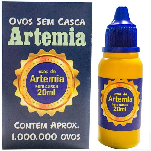 Ovos De Artemia Sem Casca 20ml - Otimo Para Alimentação