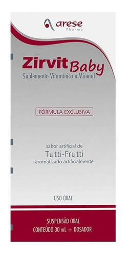 Zirvit Baby Suspensão Oral Pediátrico 30ml +seringa Dosadora