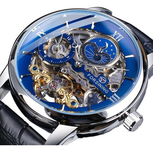 Tourbillon Mecánico De Doble Huso Horario Y Fases Lunares