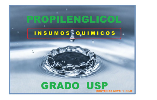 Propilenglicol Puro X 1 Kilo Grado Usp