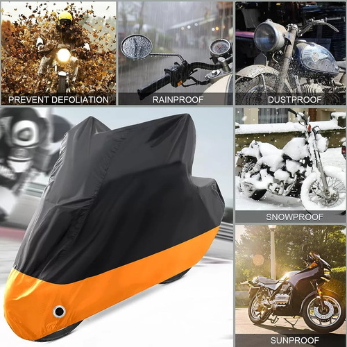 Funda Impermeable Para Motocicleta O Bicicleta Tamaño Xl