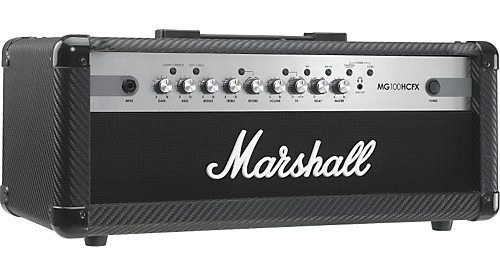 Cabeçote Guitarra Marshall Mg100hcfx 220v Preto
