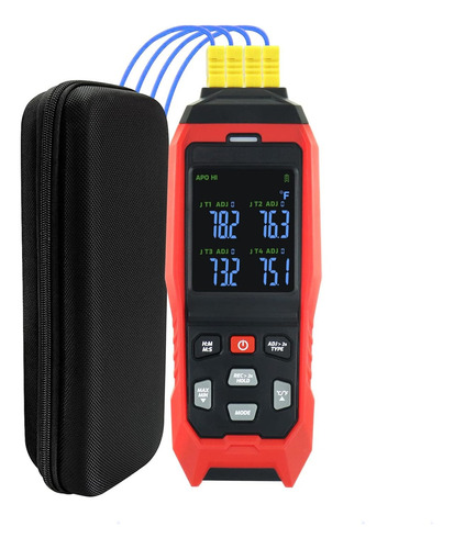 Termometro Danoplus 4 Termocuplas Con Data Logger 1371°c