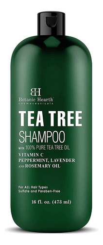  Champú De Árbol De Té Botánico Vitamina C Peppermint Lavende