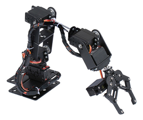 Para Bricolaje Robot 6-dof Brazo Robótico Mecánico Con Garra