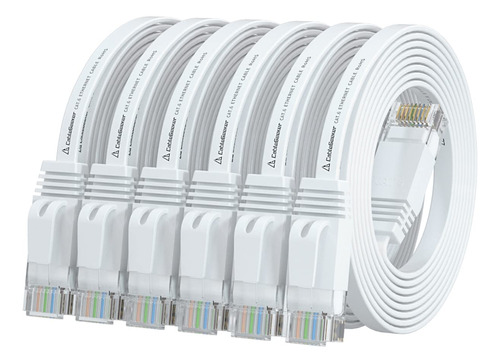 Cable Ethernet Cat 6 De 5 Pies (paquete De 6) (a Un Precio C