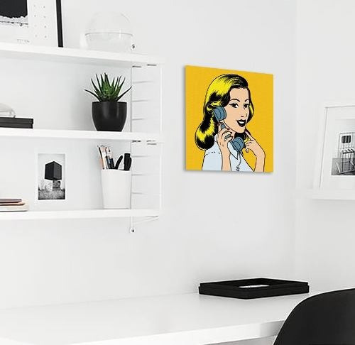 Vinilo Decorativo 45x45cm Pop Art Moderno