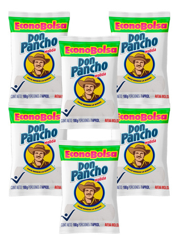 Pancho Avena Harina 180g X 6 Uds