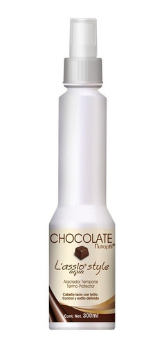 Alaciador Temporal L´assio Style Chocolate 300ml.  Nutrapél 