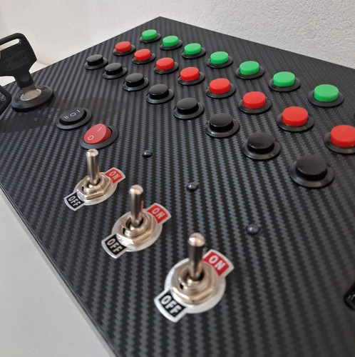 Button Box Painel Joystick 32 Funções Pc Usb Ets2 Ats Mod7