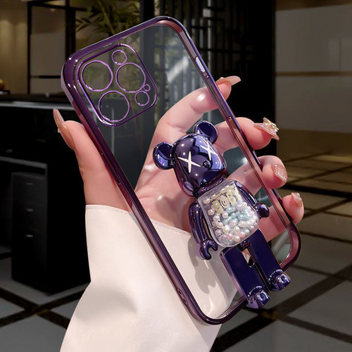 Funda Para Tecno Spark 30c Oso Violento Polvo Flash