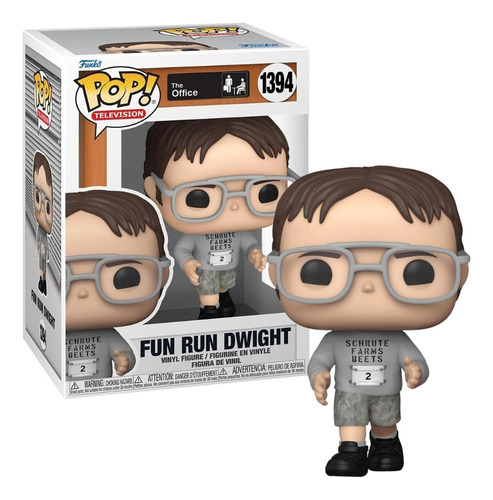 Boneco Funko Pop The Office Dwight Schrute 1394 - Fun Run