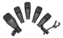 Comprar Kit De Microfones Para Bateria Com 5 Peças Samson Dk705