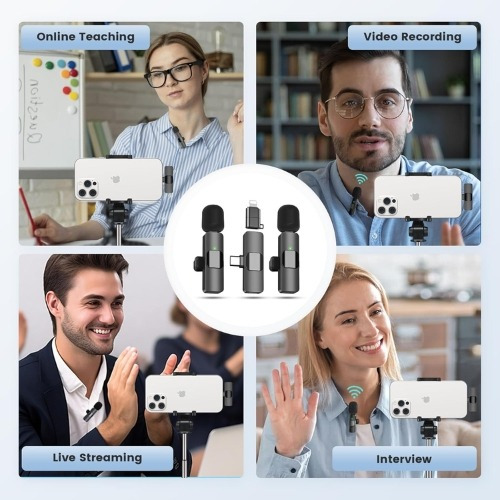 Microfono Balita K9 Inalámbrico Lavalier Tipo C O Lightning