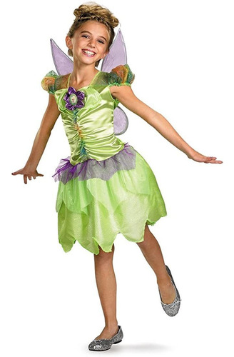 Disfraz De Campanita, De Disney Chica M (7-8)como Se Muestra