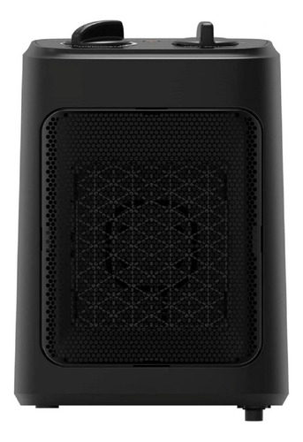 Calentador De Espacio Eléctrico De Cerámica 1500w Max Color Negro
