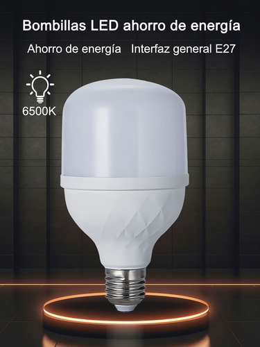 6pz Focos Super Power Led 20w Proyector Bullet Blanco 6500k
