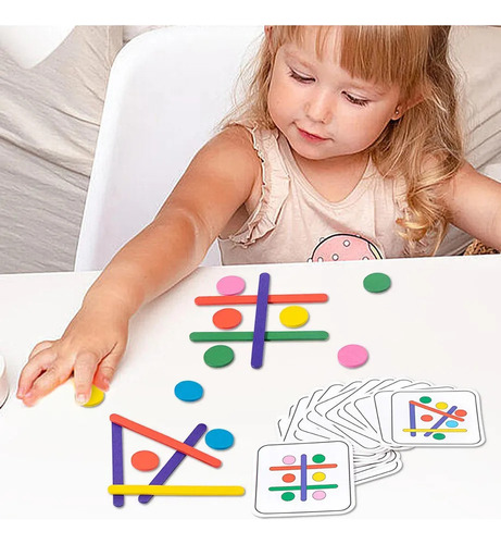Juego Educativo De Diseño De Patrones Rainbow Puzzle
