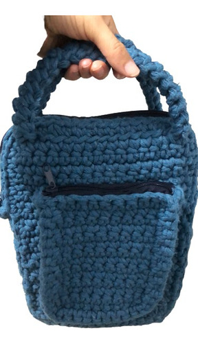 Porta Tablet Personalizada, Tejida A Crochet Con Hilaza