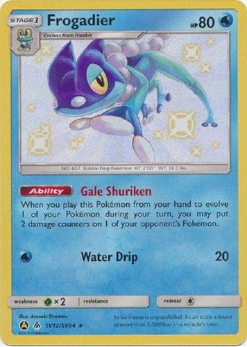 Frogadier Sv12/sv94 Shiny Raro Pokemon Tcg