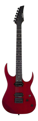 Guitarra Eléctrica Zelus Red Serie Vintage Zeluz-rd Babilon Color Rojo Material Del Diapasón Palo De Rosa Orientación De La Mano Diestro