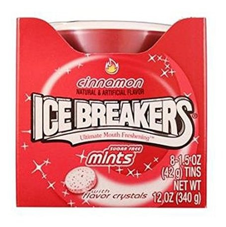 Mentas Ice Breakers Mints Canela En Lata, 8 Unidades (mints 