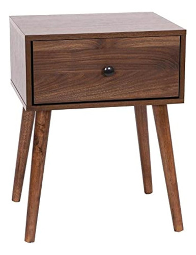 Flash Furniture Hatfield Mid-century Modern Wood Nightstand 