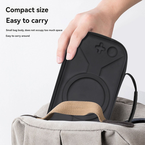 Bolsa De Almacenamiento De Cuero En Forma De O Para Switch2