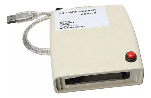 Usb 2.0 A 68 Pines Ata Pcmcia Pc Card Lector Adapted Color Blanco