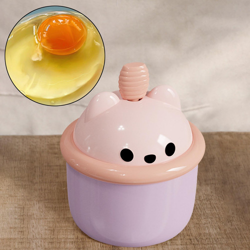 2 Batidor De Huevos Con Forma De Oso, Práctico 2 Piezas