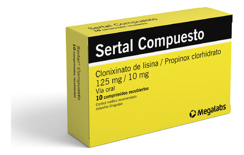Sertal Compuesto® X 10 Comprimidos | Antiespasmódico