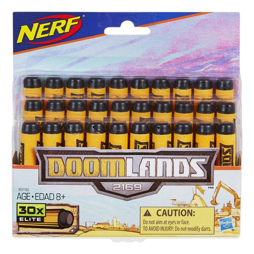 Nerf Doomlands 2169 - Paquete De Recarga 30 Dardos Elite