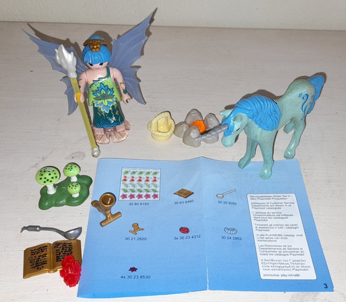 Imagen 4 de 8 de A Playmobil 5441 Hada Con Unicornio Playlgh