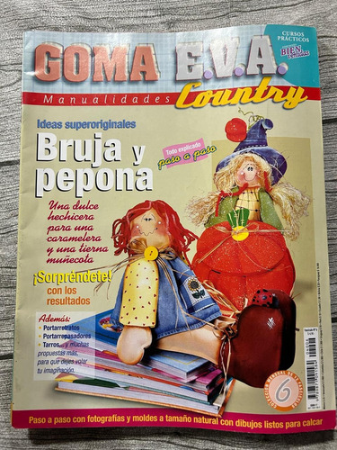 Revistas Goma Eva, Manualidades Country 12 Vol. C/u