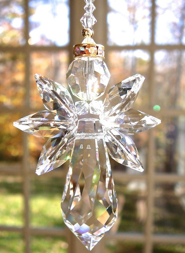 Imagem 3 de 7 de Anjos De Cristais - Pêndulo Mobile - Cristal - Decoração