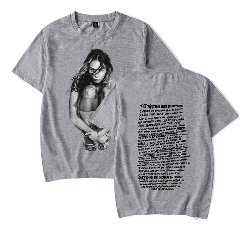 Playera Miley Cyrus Tour Merch Con Nuevo Logotipo De Verano