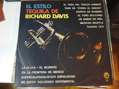 Vinilo 4734 - El Estilo Tequila De Richard David