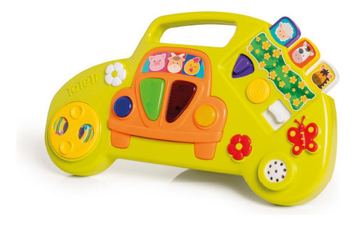 Brinquedo Carrinho Musical Com 5 Melodias - Tateti 233