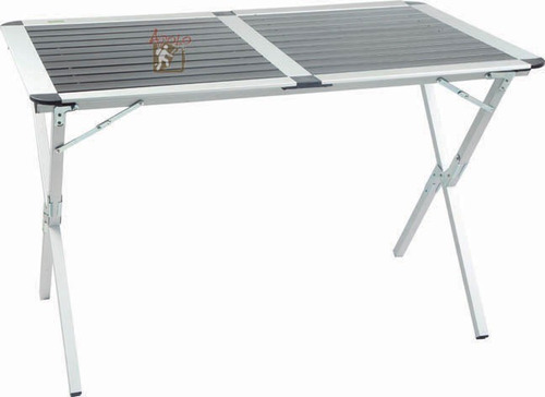 Imagen 2 de 3 de Mesa Plegable Camping Waterdog Aluminio Liviana Mod 401