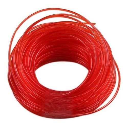 Fio De Nylon Para Cortador E Roçadeiras De Grama 1,8mm 40m * Cor Vermelho