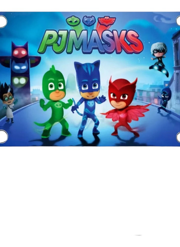 Art.fiesta Cumpleaños Infantil Banner Pj Mask Héroes Cartel