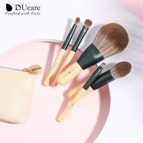 Juego De 5 Brochas De Maquillaje Ducare, Minibrochas De Viaj
