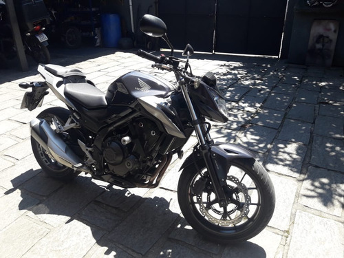 Imagem 4 de 14 de Honda Cb 500f Cinza 2016