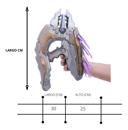 Imagen 2 de 4 de Halo Covenant Needler Lanzador Agujas Halloween