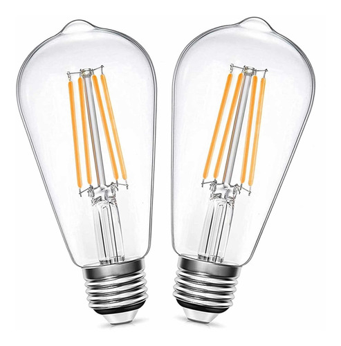 Foco Bombilla Led Vintage E26 E27 Standard Blanco Cálido