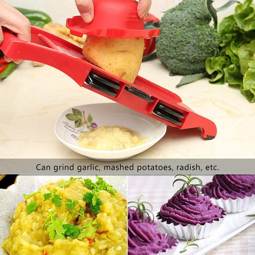 Cortador Mandolina Rallador Multiple Verduras+taper+pelapapa