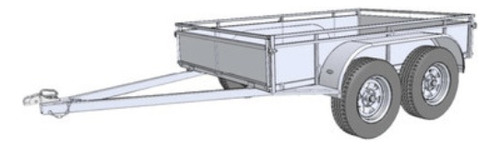 2 Projetos Gaiola E Carretinha Reboque Trucada Com 2 Eixos