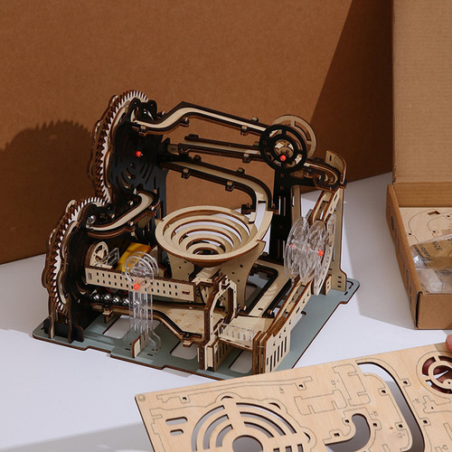 Rompecabezas De Madera 3d Marble Run, Montaña Rusa De
